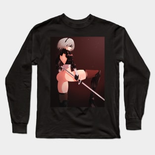 Nier Automata 2B Long Sleeve T-Shirt